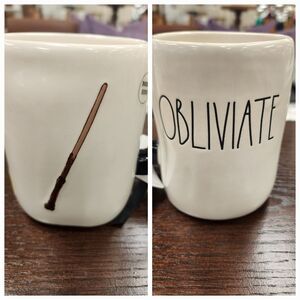 NEW Rae dunn HARRY POTTER Mug "OBLIVIATE"